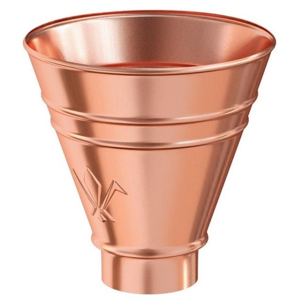 Водосток Aquasistem, система 150/100 - Воронка водосборная круглая медная купить в Каменск-Шахтинском