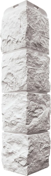 Угол наружный Альта-Профиль Туф ЭКО Белый купить в Каменск-Шахтинском