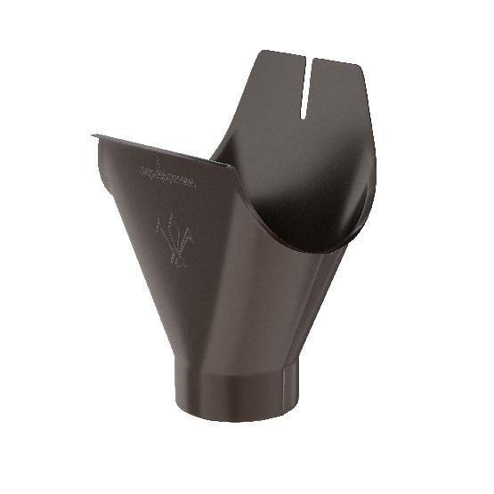 Водосток Aquasistem, система 150/100 - Воронка желоба RR 32 Тёмно Коричневый купить в Каменск-Шахтинском