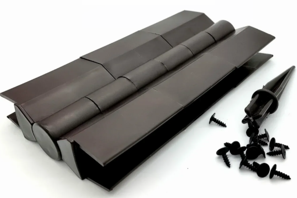 Угловой (стыковочный) шарнир для грядкок ДПК 225мм коричневый купить в Каменск-Шахтинском