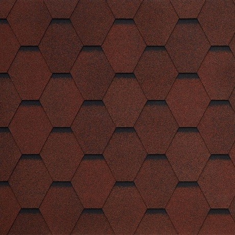 Гибкая черепица Tegola GARDA rosso 409 купить в Каменск-Шахтинском