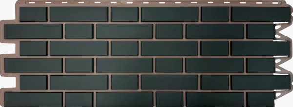 Фасадная панель Альта-Профиль, Кирпич Клинкерный, Графит купить в Каменск-Шахтинском