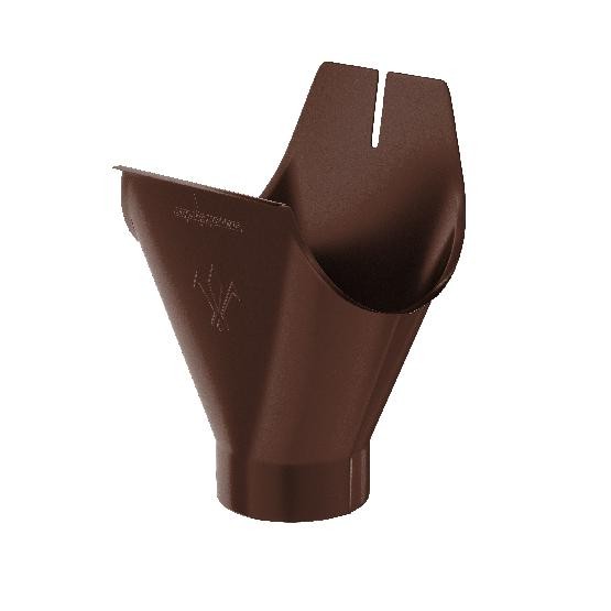 Водосток Aquasistem, система 150/100 - Воронка желоба RAL 8017 Коричневый купить в Каменск-Шахтинском