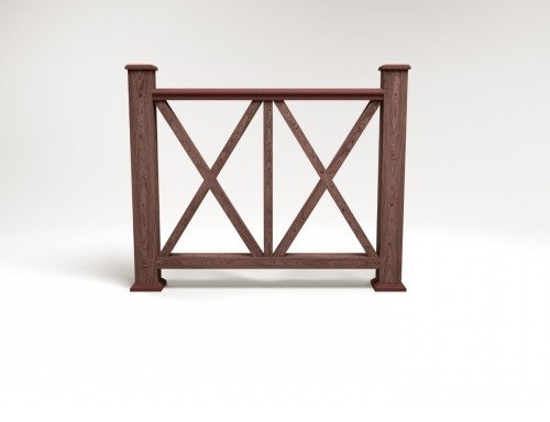 Ограждение из ДПК FG7 шоколад купить в Каменск-Шахтинском