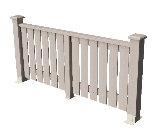 Ограждения декоративное ДПК GRINDERDECO Вилидж выбеленный дуб купить в Каменск-Шахтинском