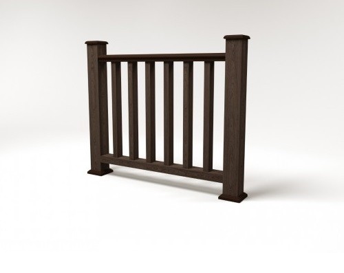 Ограждение из ДПК FG5 венге купить в Каменск-Шахтинском