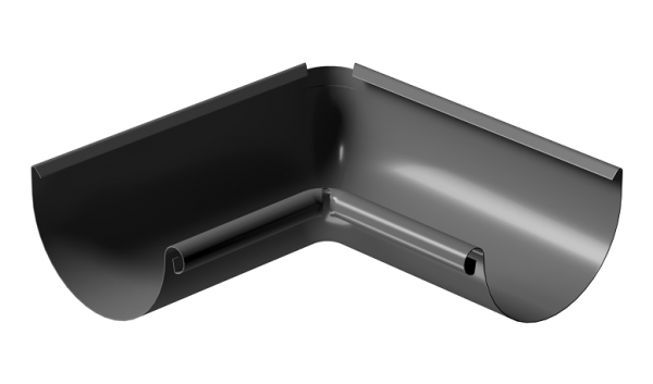 Угол внутренний 90° D125 Döcke STAL PREMIUM Графит, (RAL 7024) купить в Каменск-Шахтинском