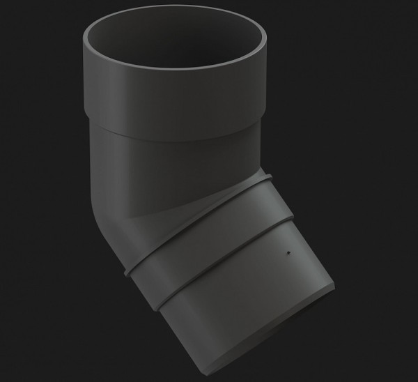 Колено 45˚ Docke Premium ПВХ - Графит купить в Каменск-Шахтинском