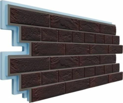 Термосайдинг Доломит Венецианский Кирпич 40 мм Алтея