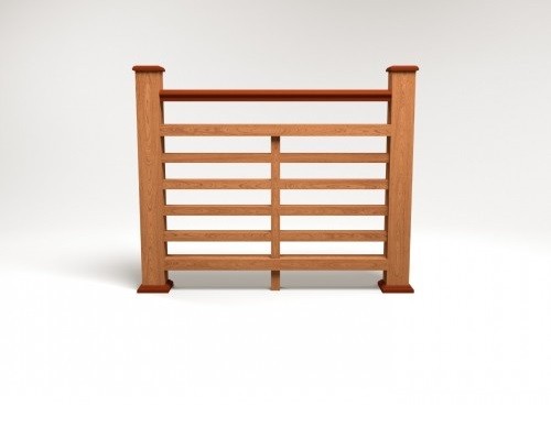 Ограждение из ДПК FG4 терракот купить в Каменск-Шахтинском