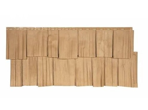 Фасадная панель T-Сайдинг-Щепа дуб ЭКО-1 Бежевый купить в Каменск-Шахтинском