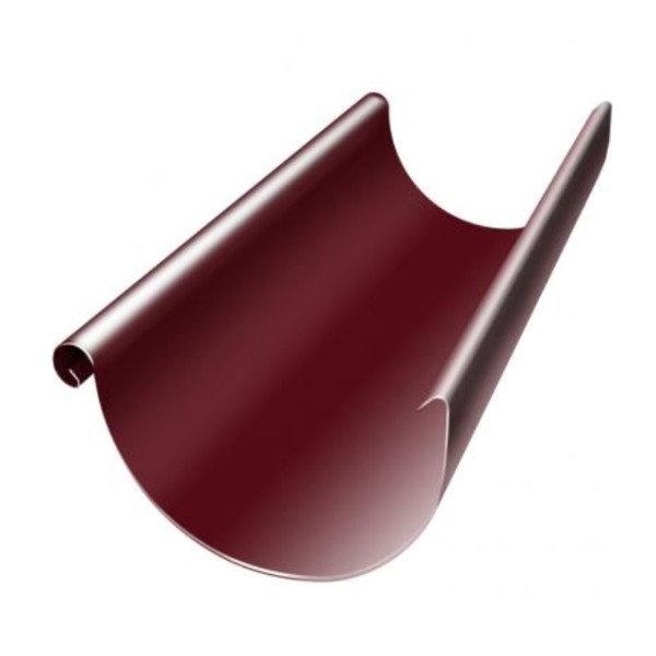 Водосток Grand Line 125x90 – Полукруглый желоб 3 метра RAL 3005 купить в Каменск-Шахтинском