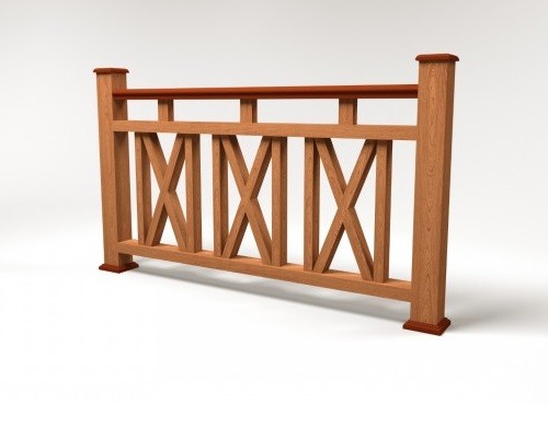 Ограждение из ДПК FG3 терракот купить в Каменск-Шахтинском