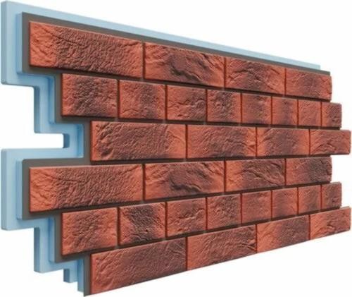 Термосайдинг Доломит Венецианский Кирпич 40 мм Корса купить в Каменск-Шахтинском