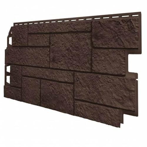 Фасадные панели ТЕХНОНИКОЛЬ Оптима Песчаник Тёмно-коричневый купить в Каменск-Шахтинском