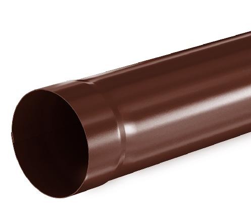 Водосток Aquasistem, система 150/100 - Труба водосточная 3.00м RAL 8017 Коричневый купить в Каменск-Шахтинском