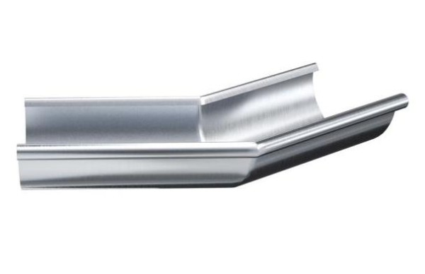 Водосток Aquasistem, Система 125x90 - Угол желоба наружный оцинковка 135° купить в Каменск-Шахтинском