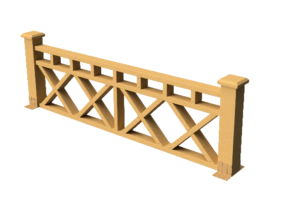 Ограждения декоративное ДПК GRINDERDECO  Бэйли песчаник купить в Каменск-Шахтинском