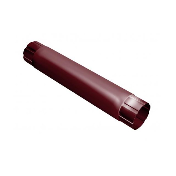 Водосток Grand Line 125x90 –Труба соединительная 1 метр RAL 3005 купить в Каменск-Шахтинском