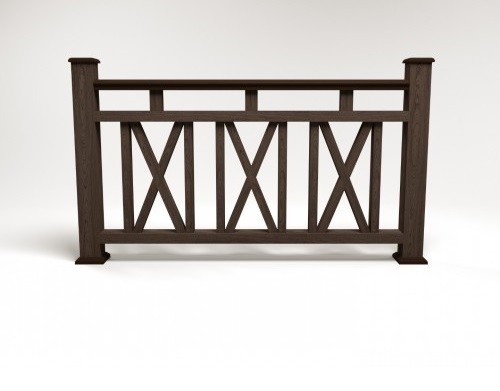 Ограждение из ДПК FG3 венге купить в Каменск-Шахтинском