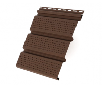 Софит со сплошной перфорацией, коричневый купить в Каменск-Шахтинском