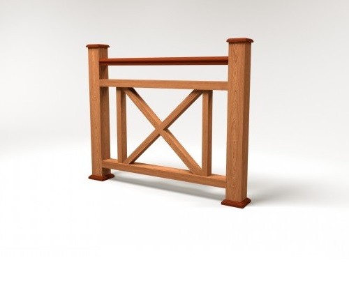 Ограждение из ДПК FG2 терракот купить в Каменск-Шахтинском