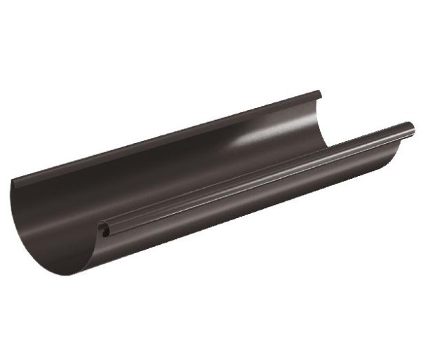 Водосток Aquasistem, система 150/100 - Водосточный желоб 3.00м RR 32 Тёмно-Коричневый купить в Каменск-Шахтинском