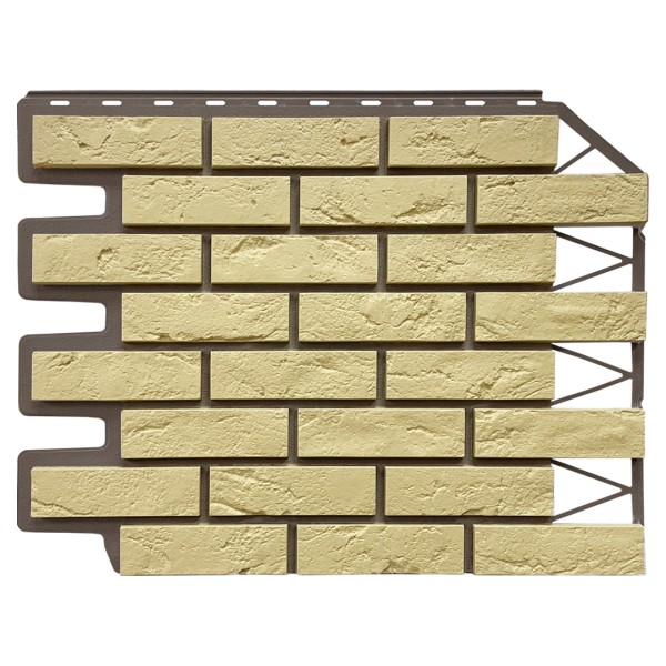 Фасадная панель FineBer, Кирпич Баварский, Песочный купить в Каменск-Шахтинском