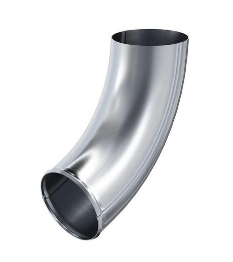 Водосток Aquasistem, Система 150/100 - Колено трубы сливное оцинковка купить в Каменск-Шахтинском