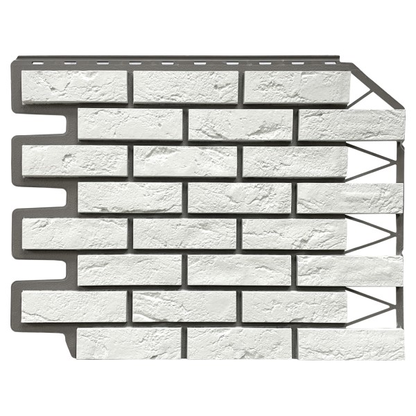 Фасадная панель FineBer, Кирпич Баварский, Белый купить в Каменск-Шахтинском