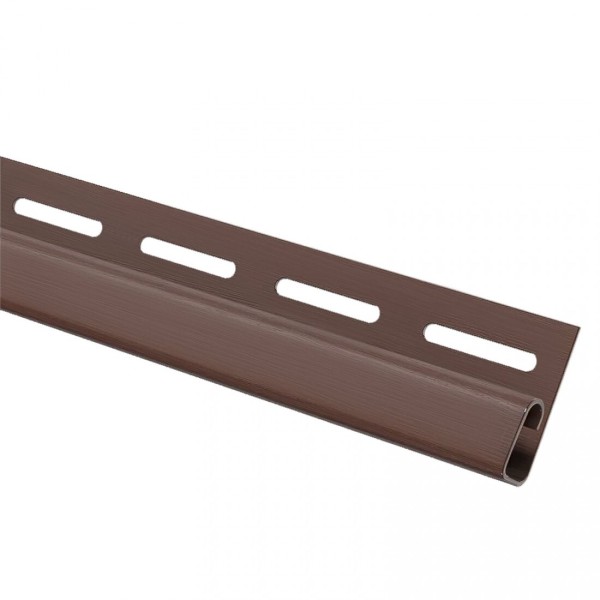 Финишная планка (завершающая полоса) для сайдинга, коричневый купить в Каменск-Шахтинском