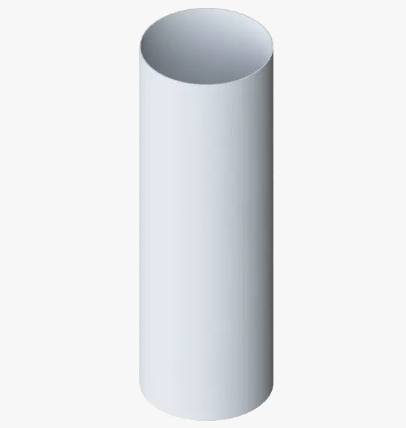 Водосток Альта-Профиль ПВХ – Труба водосточная 4м (белый) купить в Каменск-Шахтинском