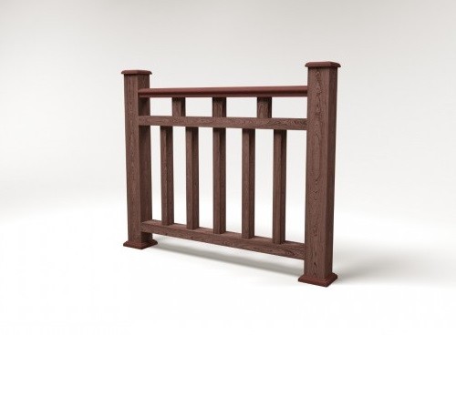 Ограждение из ДПК FG1 шоколад купить в Каменск-Шахтинском