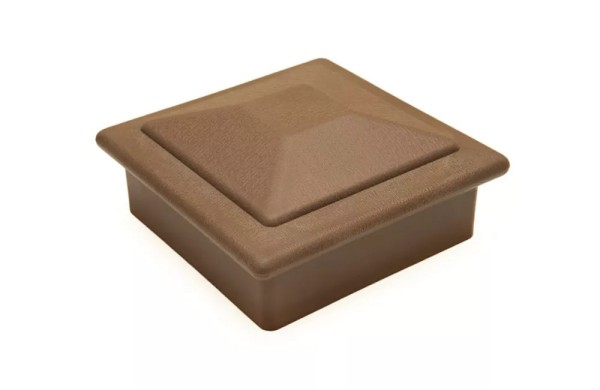 Крышка верхняя ПВХ для столба Deckart 125х125 Шоколад купить в Каменск-Шахтинском