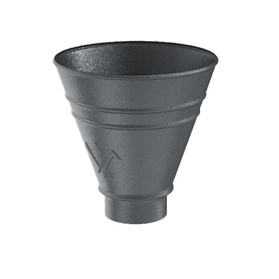 Водосток Aquasistem, Система 125/90 - Воронка водосборная круглая RR 23 Маренго matt купить в Каменск-Шахтинском