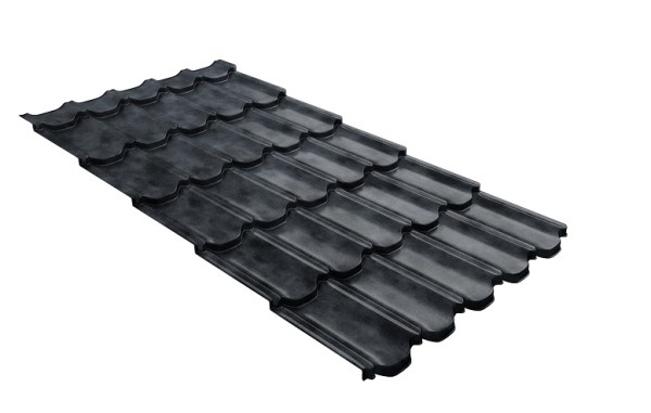 Металлочерепица квинта плюс с 3D резом 0,45 Safari Grey купить в Каменск-Шахтинском