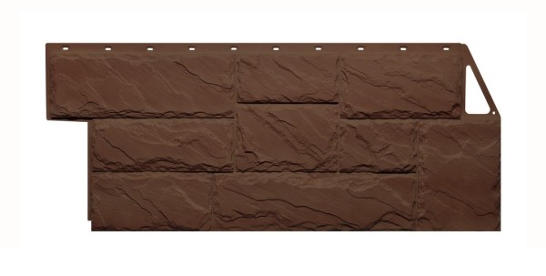 Фасайдинг Серия «Камень крупный» Коричневый купить в Каменск-Шахтинском