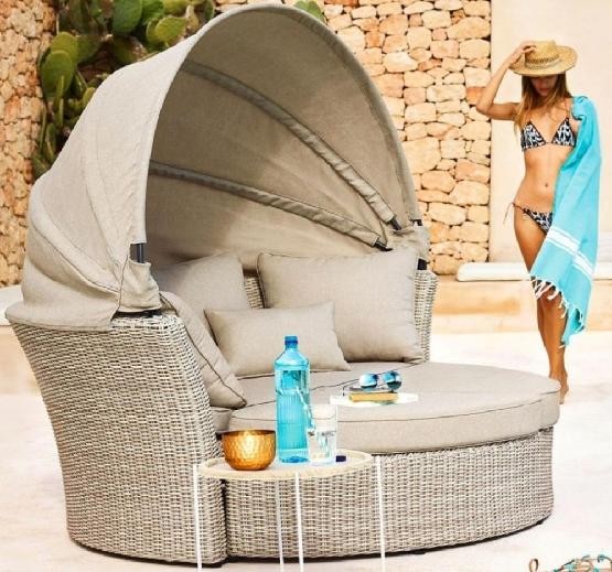 Диван-Трансформер AFINA плетеный из иск. ротанга AFM-325 Beige купить в Каменск-Шахтинском