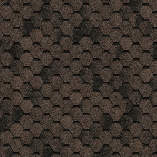 Гибкая черепица Shinglas, серия Финская,коллекция Соната – Коричневый купить в Каменск-Шахтинском