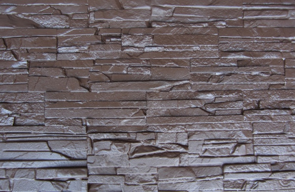 Фасадная панель Аэлит Пласт плоский Коричневый купить в Каменск-Шахтинском