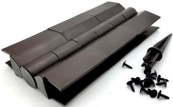 Угловой элемент поворотный, пластиковый от 60° до 300° для доски 225х30 мм из ДПК Чёрный Holzhof купить в Каменск-Шахтинском