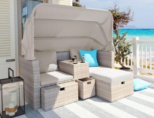 Комплект мебели AFINA плетеной из иск. ротанга AFM-330 Beige купить в Каменск-Шахтинском