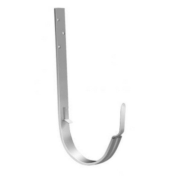 Водосток Grand Line 150x100 – Кронштейн длинный RAL 9003 купить в Каменск-Шахтинском