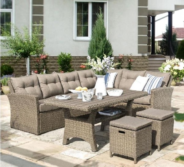 Комплект мебели AFINA плетеной из иск. ротанга AFM-307B Beige купить в Каменск-Шахтинском