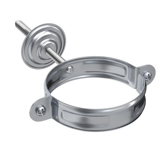 Водосток Aquasistem, Система 150/100 - Хомут для крепления трубы оцинковка купить в Каменск-Шахтинском