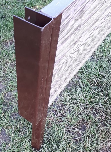 Угловой элемент металл, 90° для доски 300х30 мм Holzhof купить в Каменск-Шахтинском