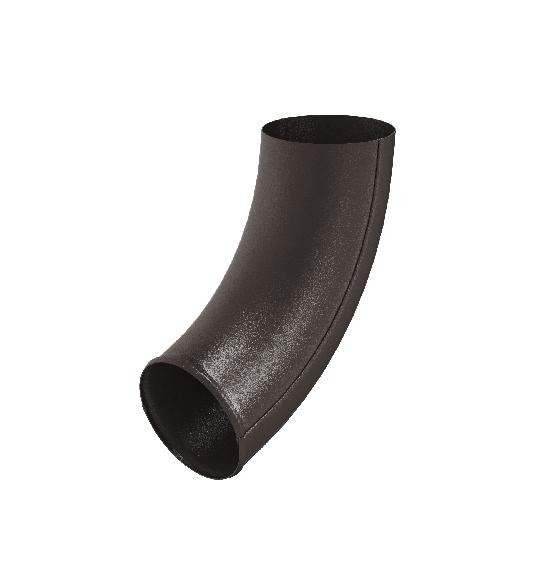 Водосток Aquasistem, Система 150/100 - Отвод трубы RR 32 Тёмно-коричневый matt купить в Каменск-Шахтинском