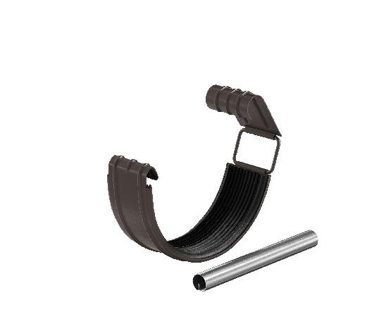 Водосток Aquasistem, система 150/100 - Соединитель желоба в комплекте RR 32 Тёмно-Коричневый купить в Каменск-Шахтинском