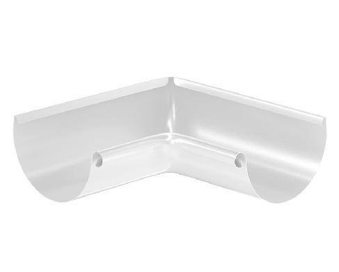 Водосток Aquasistem, система 150/100 - Угол желоба, внутренний 90° RAL 9003 Белый купить в Каменск-Шахтинском