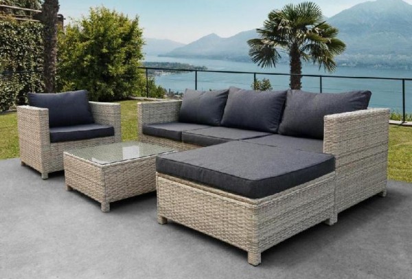 Комплект мебели AFINA плетеной из иск. ротанга YR821G Grey/Grey купить в Каменск-Шахтинском